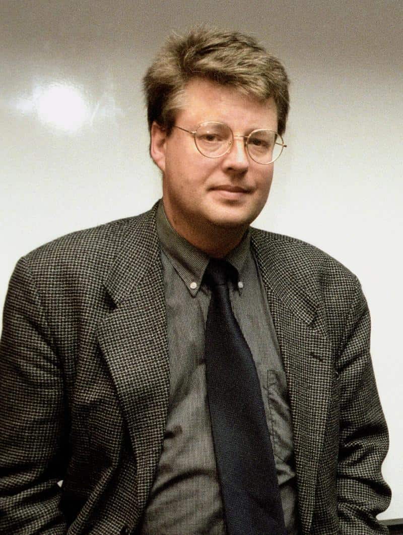 Portrait of author Stieg Larsson
